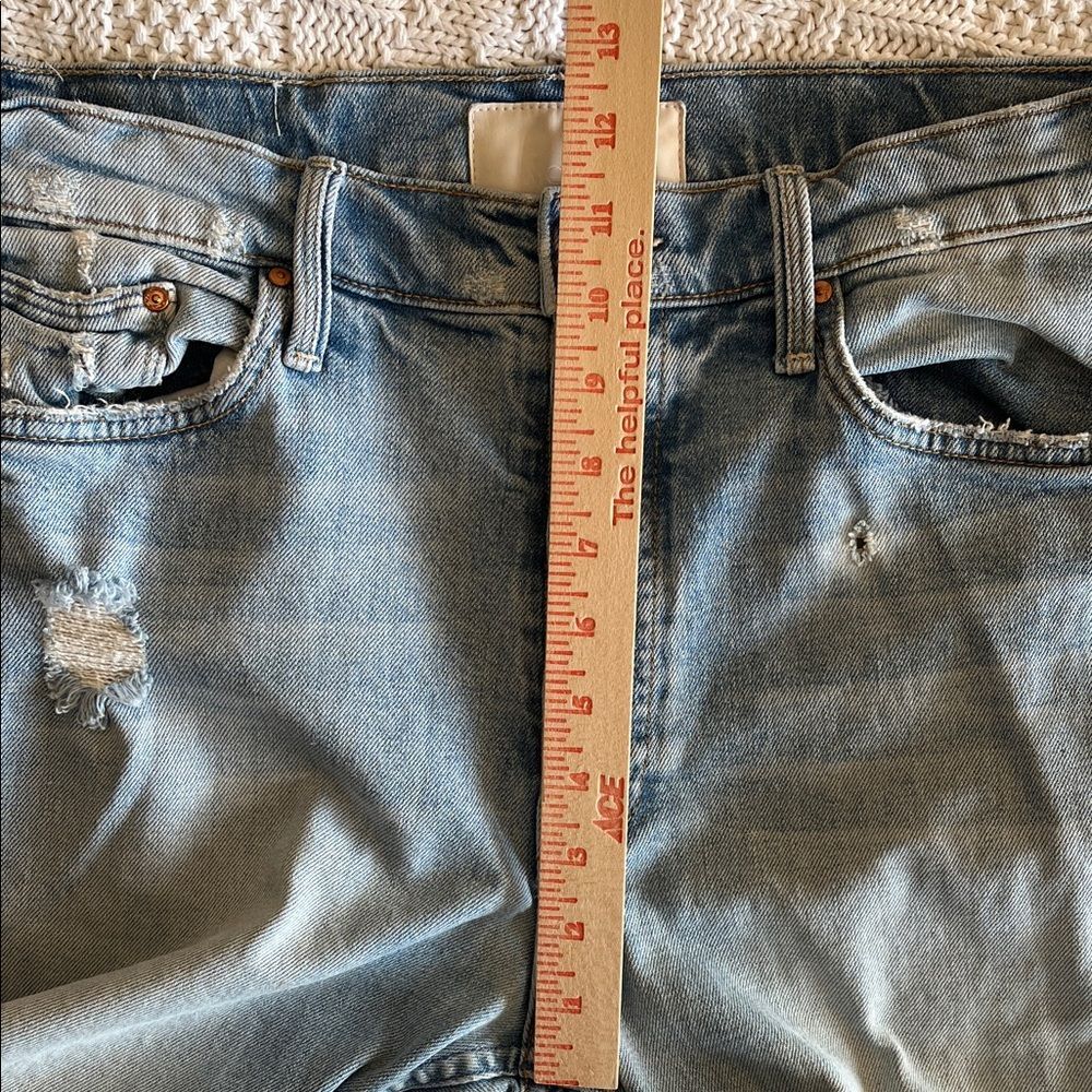 MOTHER Superior Denim The Tomcat “The Confession” Distressed Jeans Sz 31 - Picture 7 of 15